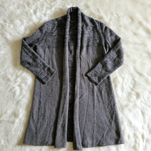 Eileen Fisher Yak Wool Blend Colorblock Long Cardigan Size Small LIKE NEW - Picture 10 of 15